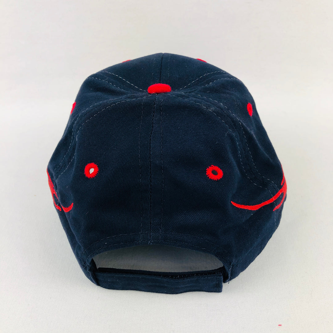 Norway flag navy baseball cap with red flames