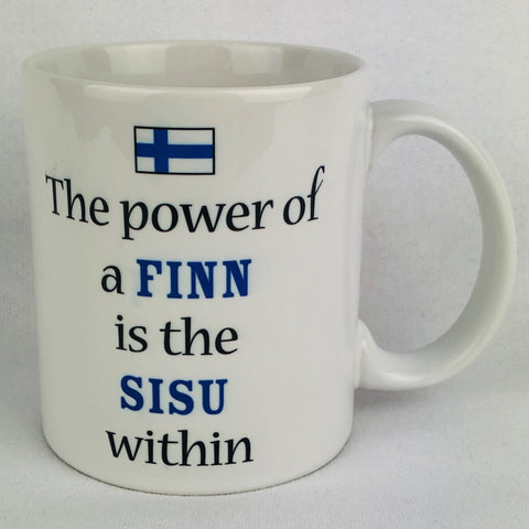 Power of a Finn is the Sisu within coffee mug