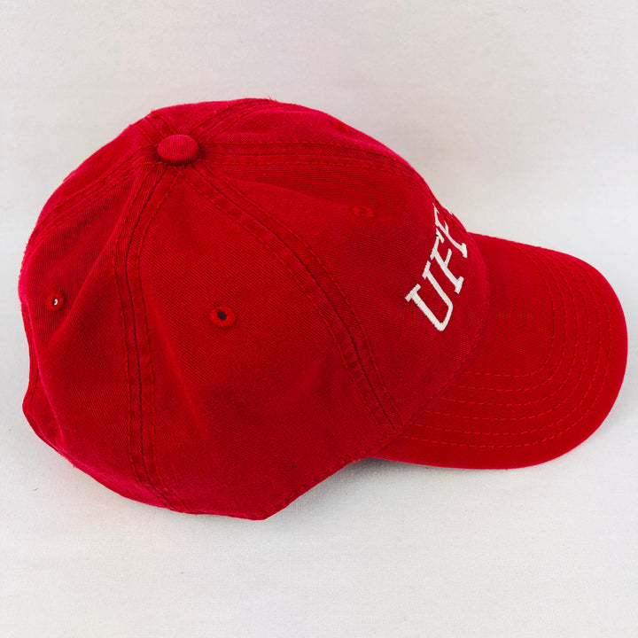 Uff Da red baseball cap