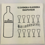 Swedish Drinking songs paper napkins
