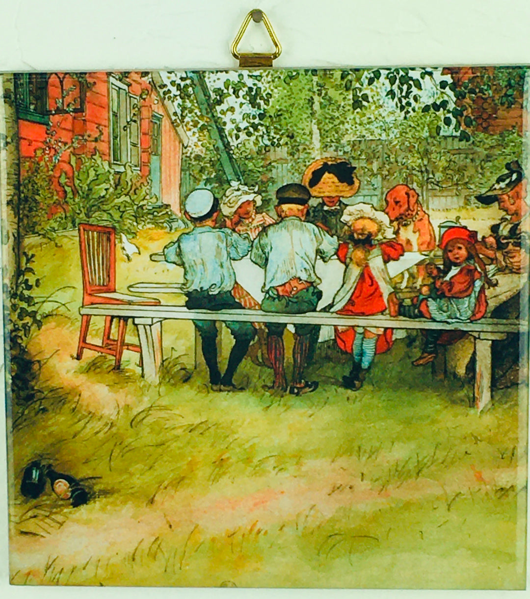 6" Ceramic tile, Carl Larsson Big Birch