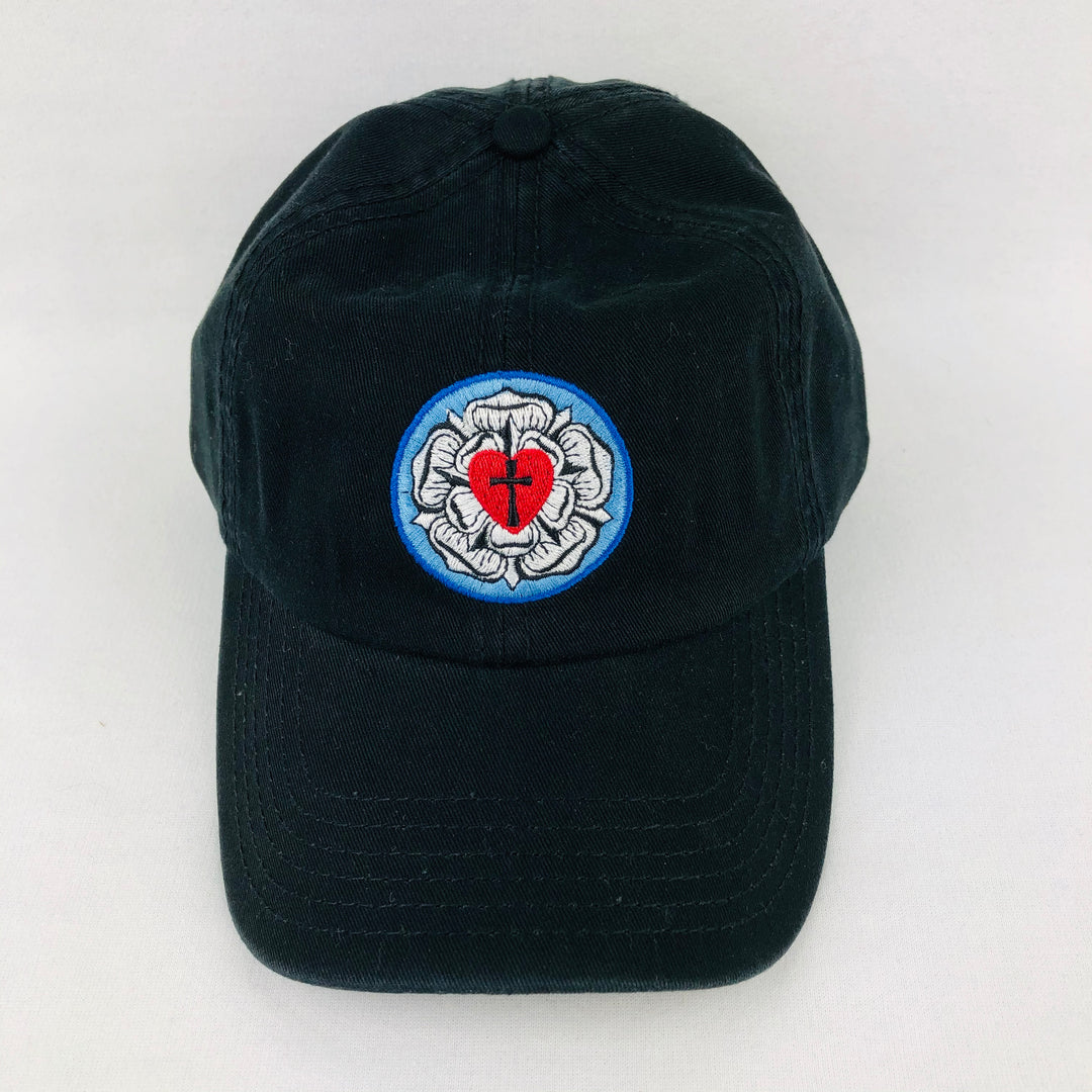 Lutheran rose baseball cap