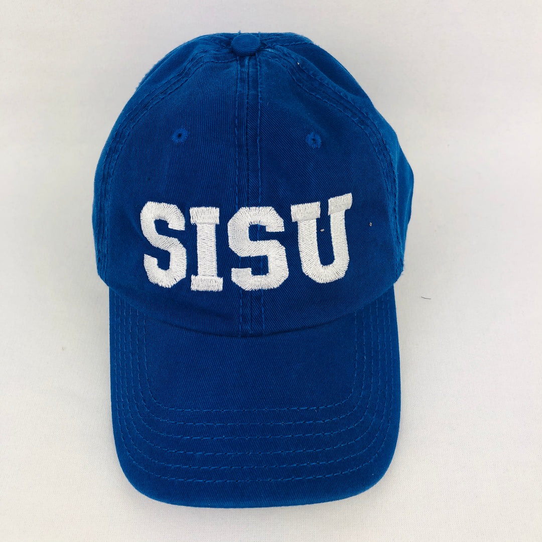 Sisu royal blue baseball cap