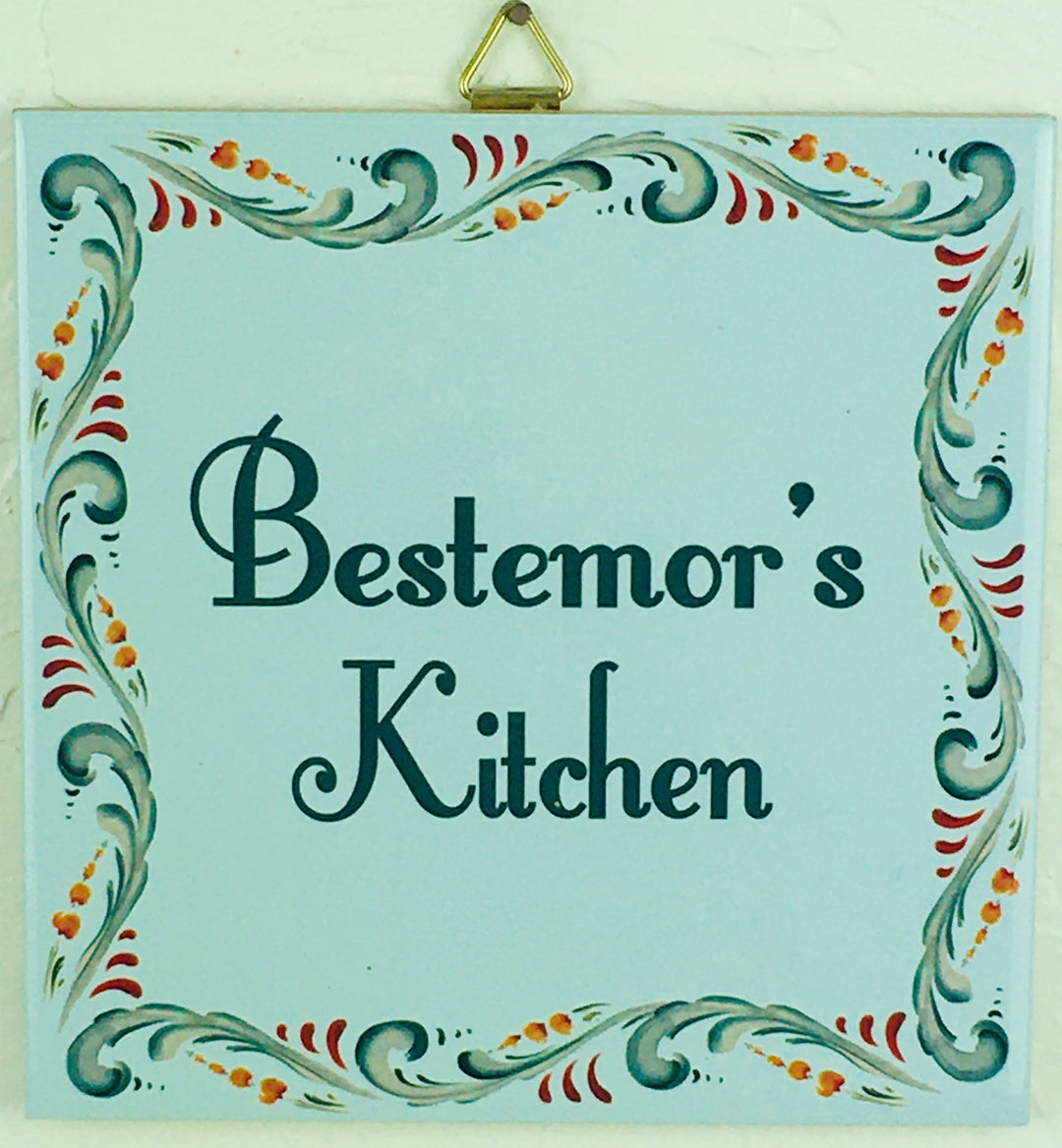 6" Ceramic tile, Bestemor's Kitchen