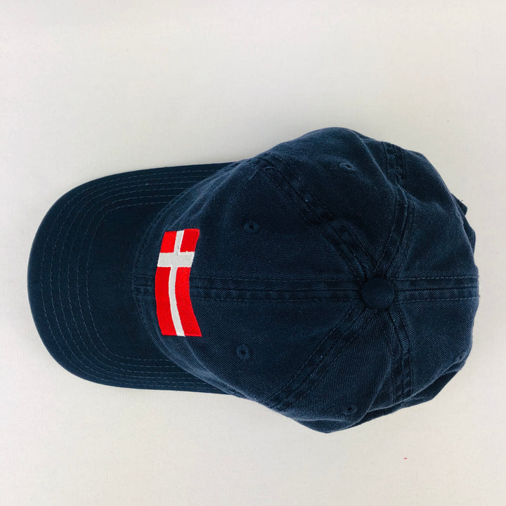 Denmark flag navy baseball cap