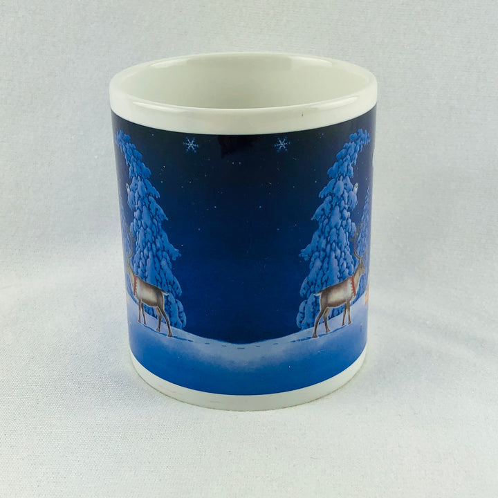 Eva Melhuish Tomte & reindeer coffee mug