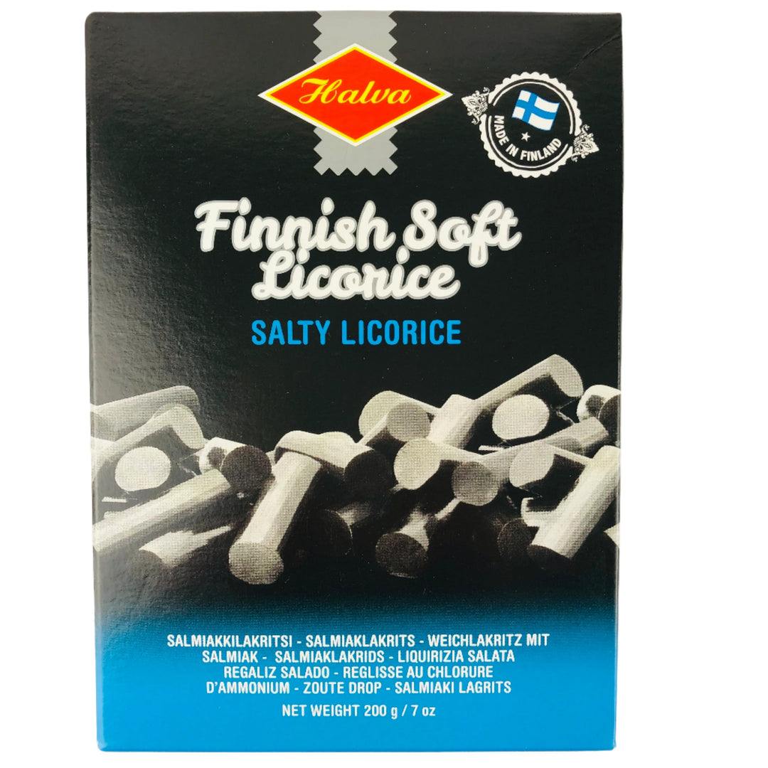 Halva Finnish soft salty licorice