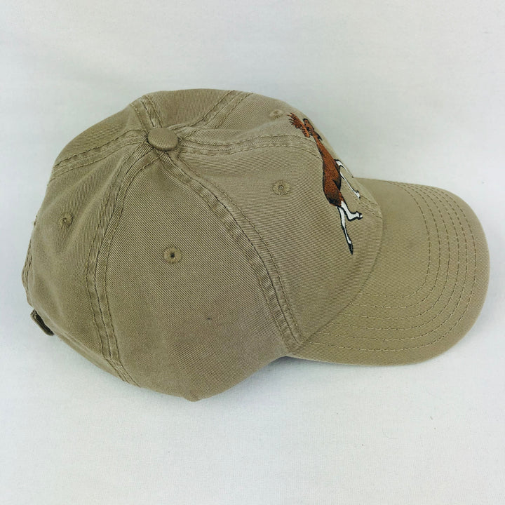 Moose khaki baseball cap