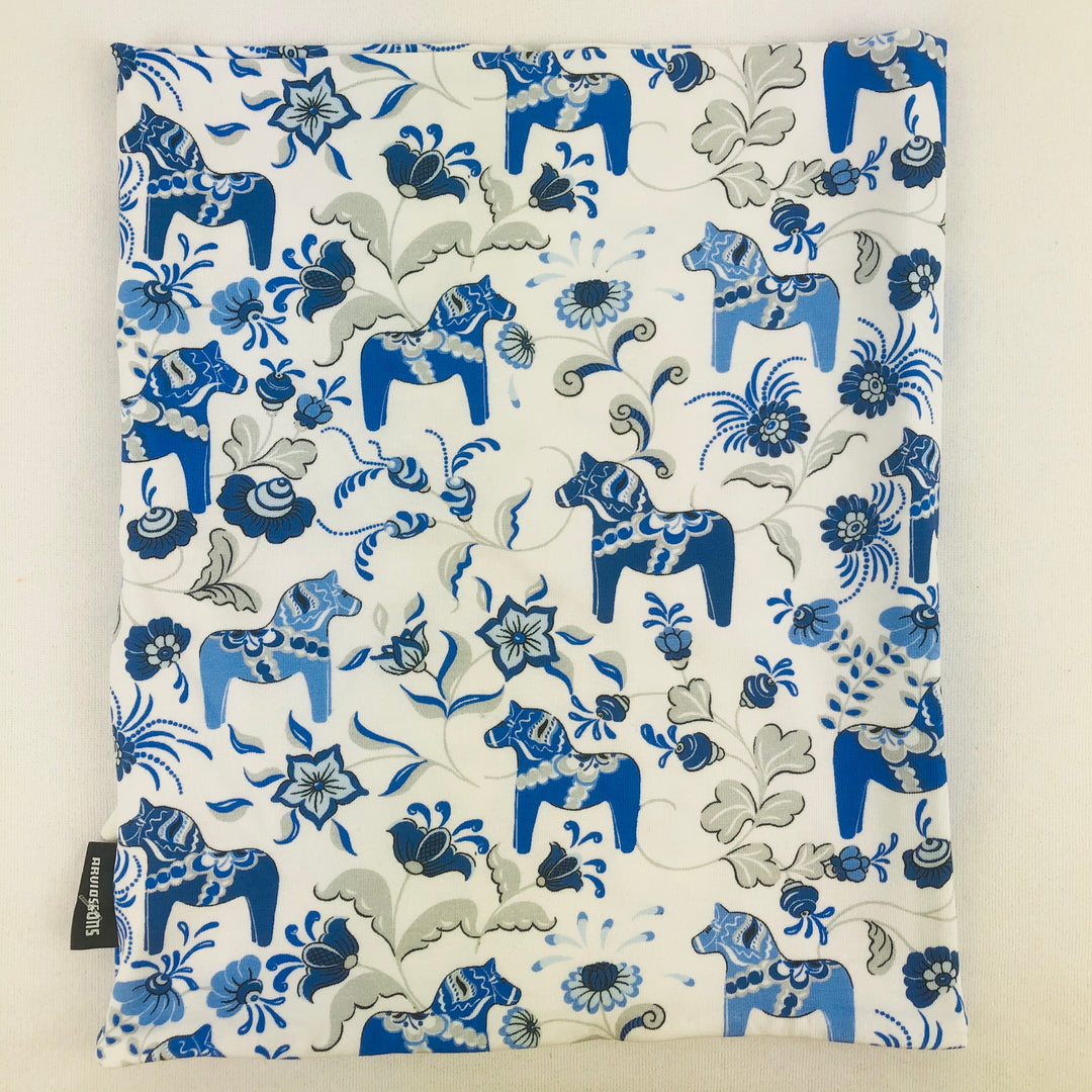 Dala horse buff/gaiter white