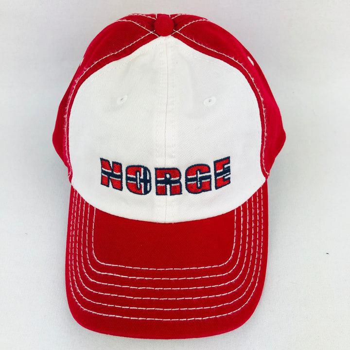 Norge 2-tone red/white baseball cap