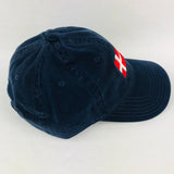 Denmark flag navy baseball cap
