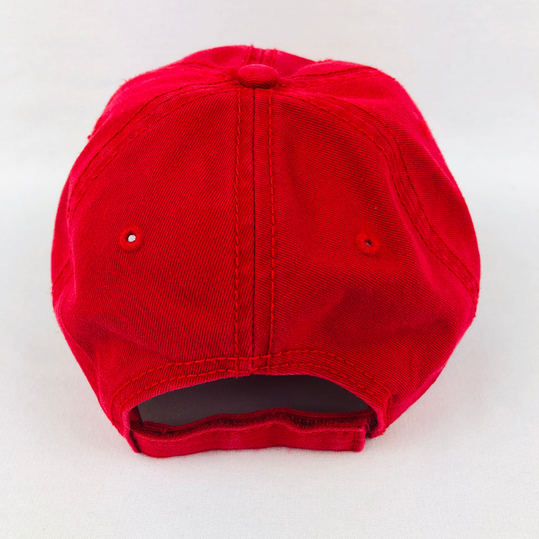 Uff Da red baseball cap