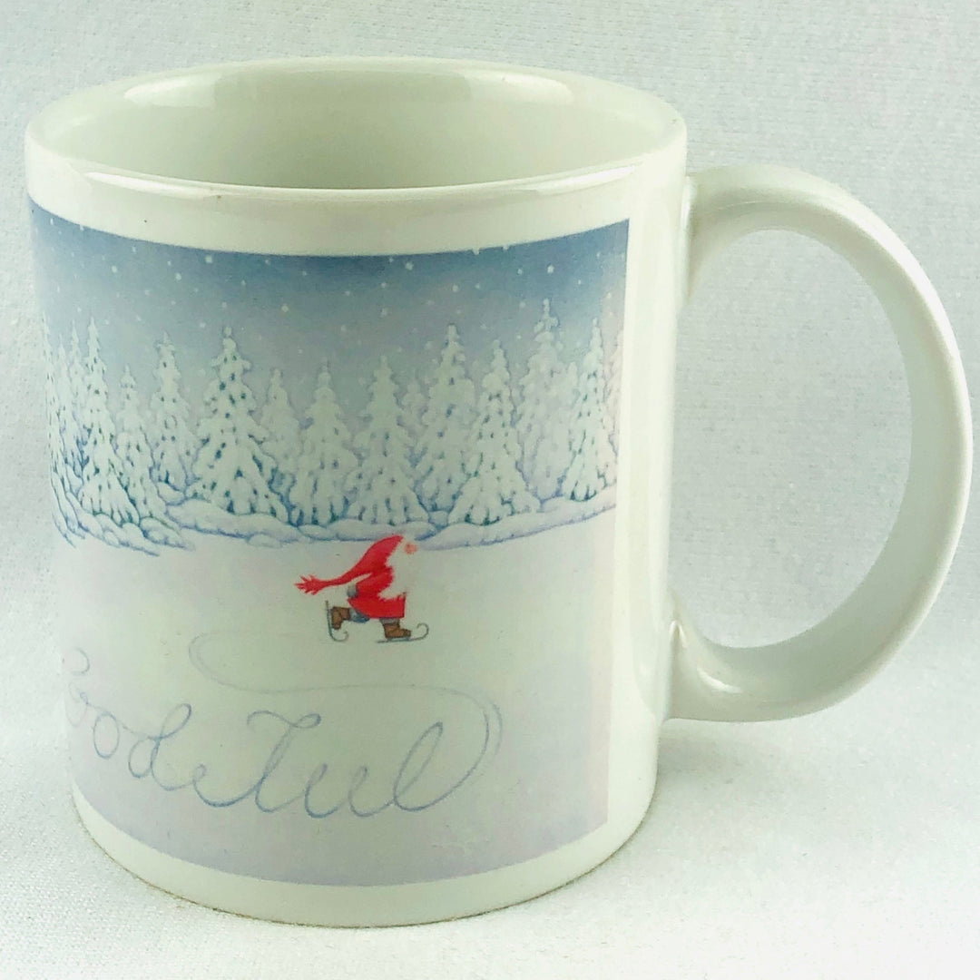 Eva Melhuish Skating God Jul coffee mug